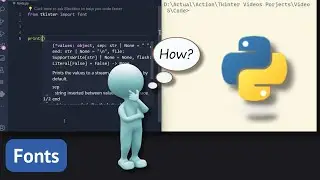 TKINTER: How to change the Default FONT?