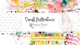 My Rainbow & Butterfly Girl | Sarah Millerhouse | Shimmerz Paints Design Team