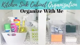 *REPOST* ORGANIZE WITH ME | UNDER THE KITCHEN SINK STORAGE IDEAS | Homemaking