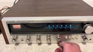 Testing the Pioneer SX-434 Vintage Silver Face Receiver Super Cool!