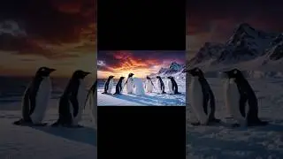 Emperor penguins #Penguin#trend #animation #ai#shortsvideo#shorts