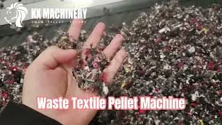 RDF SRF Pellet Machine and Waste Textile Pellet Production Line for Waste to Fuel Solutions#textile