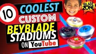 10 Coolest Custom Beyblade Stadiums on YouTube! Best Beyblade Burst Stadium Compilation!