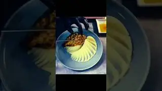Look at this easy and delicious chicken breast mashed potato plating #food4you #chicken #brest