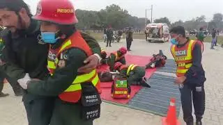 Large Scale Mock Exercise! Building m phansy logo ko kesy bahir nikaly 