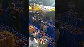 bandrol sabji mandi🍎 kullu #streetfood 🍎🍎