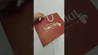 red paper bag #factoryproducts #paperboxmakingmachine #paperbag #paperbagcustom #redpaperbag