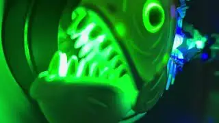 Gemmy Skeleton Zombie Fish