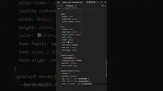 Animated Gradient Border short | Link in description |HTML CSS | #shorts