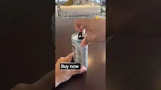 Reusable soda can lid with built-in straw&mdash;fits standards.KitchenGadgets#SmartKitchenTools#youtube