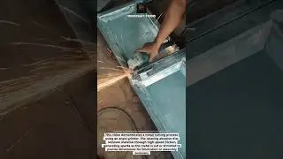 Angle Grinder Cutting Steel Fast | #MetalCutting #Fabrication #Workshop