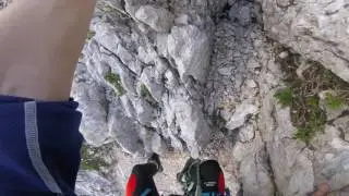 Climbing in the Vrata valley, Slovenia, June 2017
