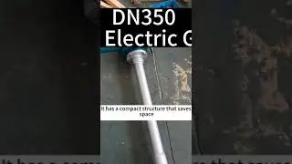 dn350 electric extended knife gate valve， china factory