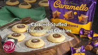 Caramel Stuffed Thumbprint Cookies Recipe