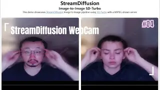 Realtime AI 03 StreamDiffusion webcam demo