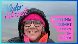 Nature Painting Prompt Inspired by Wintertime at Lake Ontario