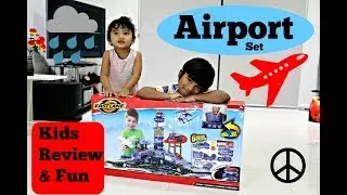 AIRPORT PLAYSET | FASTLANE MULTI-LEVEL | REVIEW & FUN | GKN Flicks | Kids N Toys Express