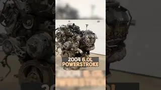 6.0 Powerstroke Engine Torn Down in 45 Seconds 😳 #Shorts #powerstroke #ford