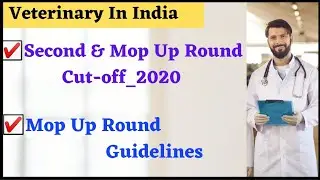 VCI Veterinary Mopup Round Cut-off and Fees Structure In 2020 (Urgent!)