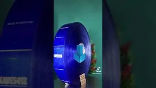 Care label blue roll to cut