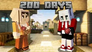 200 ДНЕЙ строю КОЛОНИЮ в пустыне - Minecraft Minecolonies