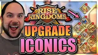 Upgrading Iconic Equipment [Max Holy Knight's Treasure] Rise of Kingdoms