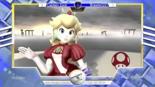 Brawlerg31 (Little Mac) vs. Captain Zack (Peach) GameOver4Cancer Loser Finals