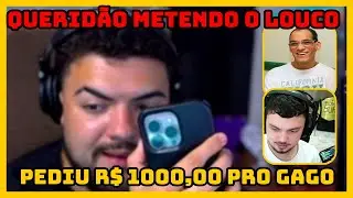 LUQUETA FALANDO QUE O QUERID&Atilde;O PEDIU R$ 1000 PARA GAGO