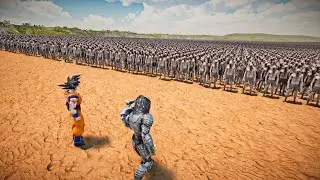 SON GOKU & PREDATOR VS 1,000,000 ZOMBIES - Ultimate Epic Battle