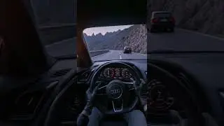 car driving. audi. ai #travel #automobile #fast #nostalgia #roadrage