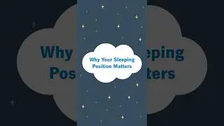 💤🛌 Why your sleeping position matters.