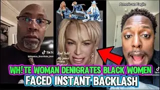Белая женщина из RYCIST использует рекламу джинсов American Eagle для нападок на чернокожих женщи...