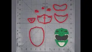 Power Ranger Green Cookie Cutter Set