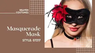 Gorgeous Black Velvet Spanish Style Masquerade Mask