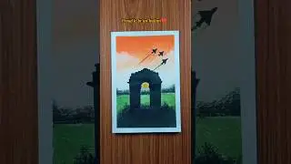 &ldquo;Republic Day drawing 🇮🇳 | India Gate Drawing 🎨✈️&rdquo;