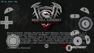 Mortal Kombat Deadly Alliance: играйте в Gamecube на эмуляторе Dolphin для Android. Геймплей.