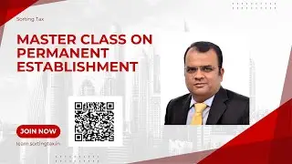 📢 MasterClass on Permanent Establishment | 5-Hour - Link in Description ! #permanentestablishment