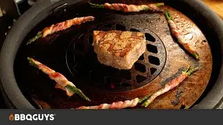 BBQGuys Signature Grill & Griddle Insert for Kamado Charcoal Grills