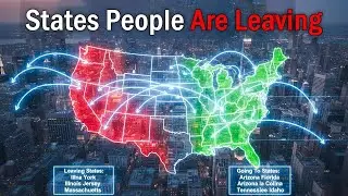 7 штатов США, из которых люди уезжают быстрее всего (и куда они едут вместо этого)