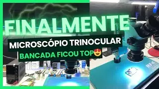 Comprei meu microscópio trinocular