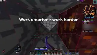 Work smarter not harder #donutsmp #minecraft #baritone #meteor #hacks #xray