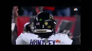 Tyler Huntley FUMBLES on goal line and Sam Hubbard returns it for touchdown