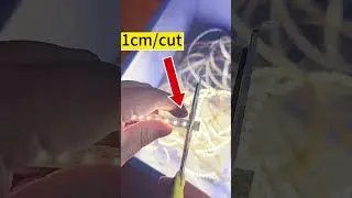 1cm/cut LED strip light，Will it shine if you cut one off?