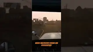 AI truck goes flying in American Truck Simulator