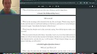 The Bible Every Day OSB- Matthew 21-22 w Commentary