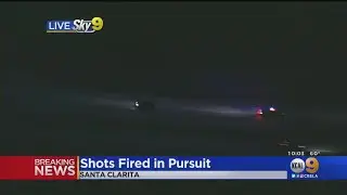 LASD In Pursuit Of Suspected Stolen Vehicle, Shots Fired At Deputies