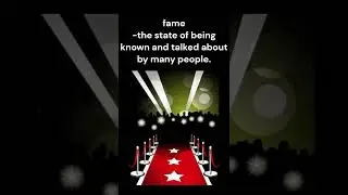 fame pronunciation and meaning