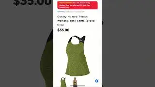 Motorhelmets Store Sale Oakley Prosper Crop and Hazard T-Back Training Women's Tank Shirts #shorts