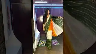 Republic day special saree#republicday#ytshorts#tricolour#jaihind#india#meesho