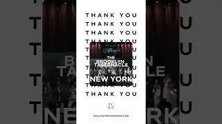 THANK YOU Brooklyn Tabernacle and Pastor Jim and Carol Cymbala